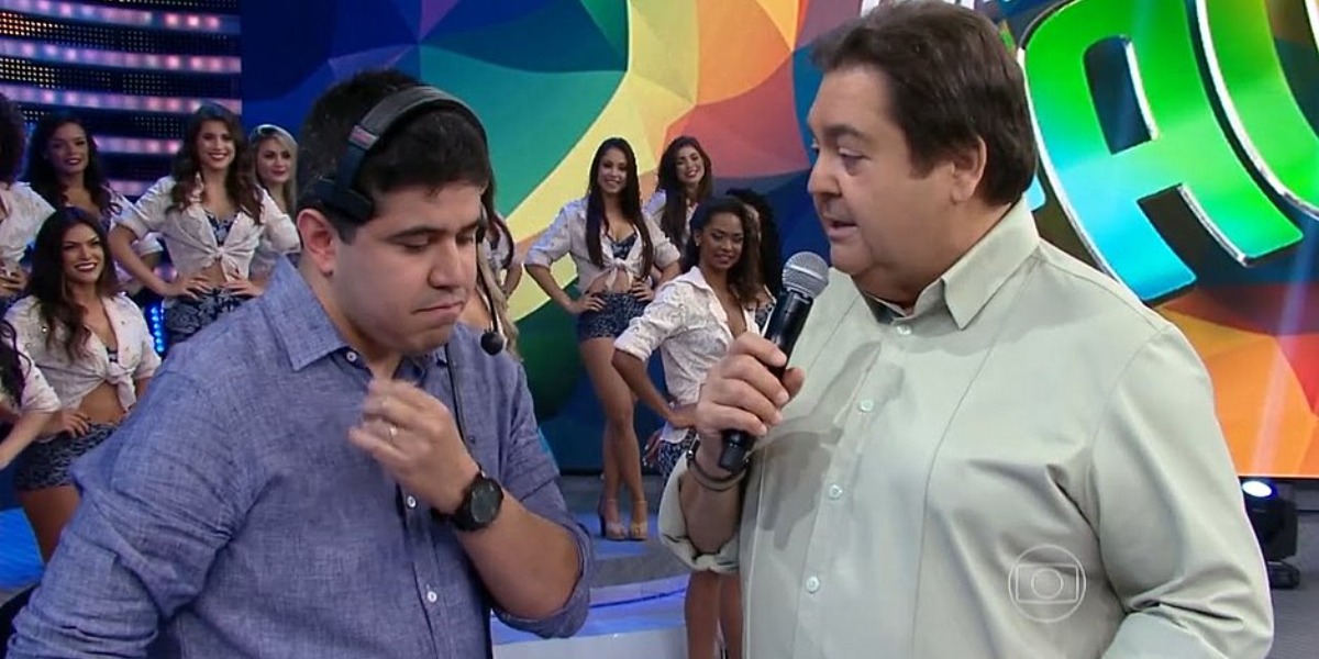 Renatinho é produtor de Faustão (Foto: Reprodução/TV Globo)