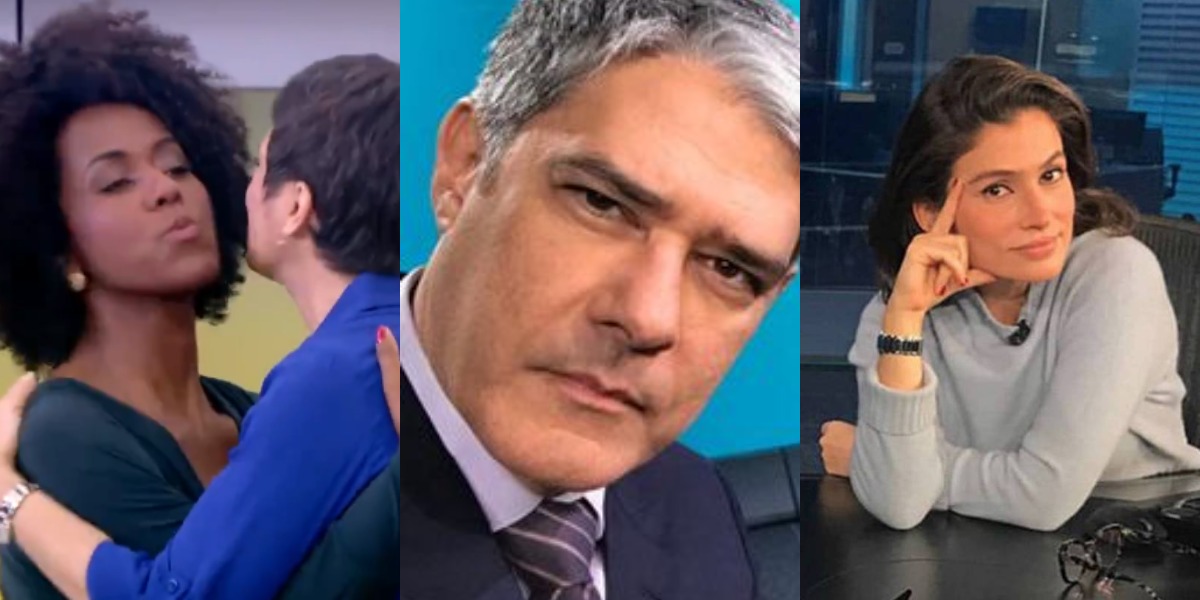 William Bonner, Renata Vasconcellos, Maju Coutinho e Sandra Annenberg deixarão seus postos atuais (Foto: Reprodução/TV Globo/Twitter)