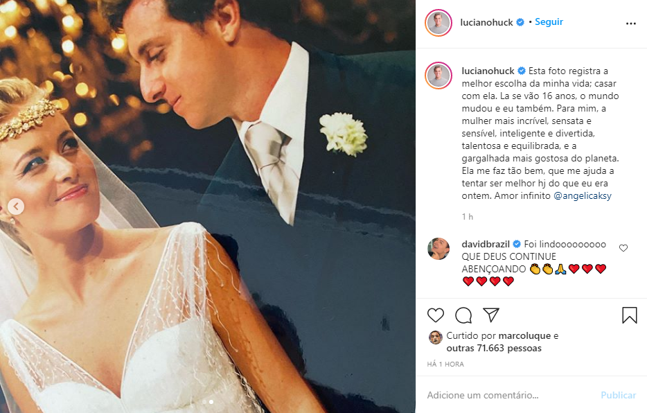 Dia do casamento (Reprodução/Instagram) 