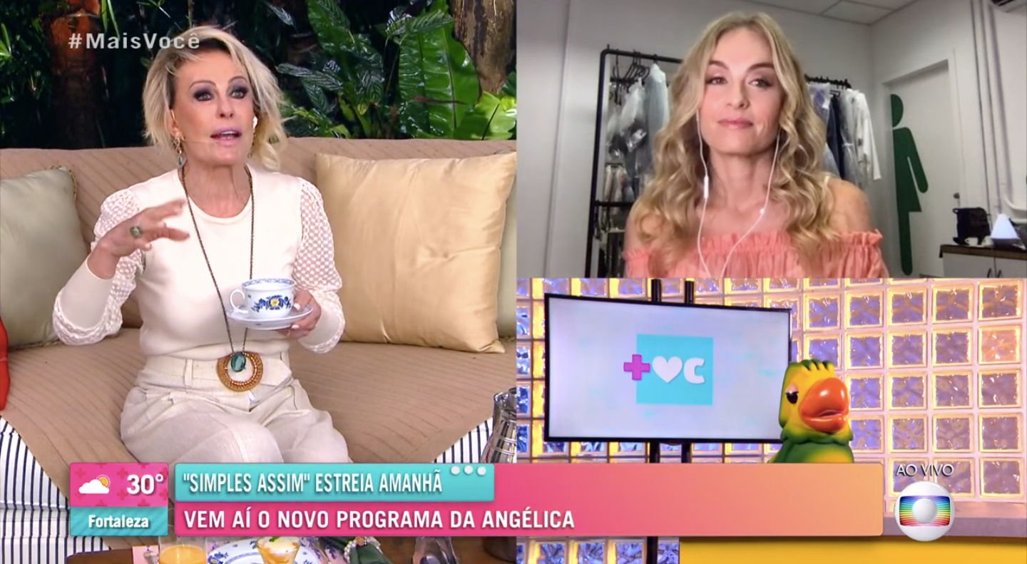 Ana Maria Braga entrevistou Angélica (Foto: reprodução/Globo)