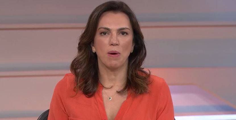 Ana Paula Araújo no "Bom Dia Brasil" de hoje (Foto: Reprodução/TV Globo)