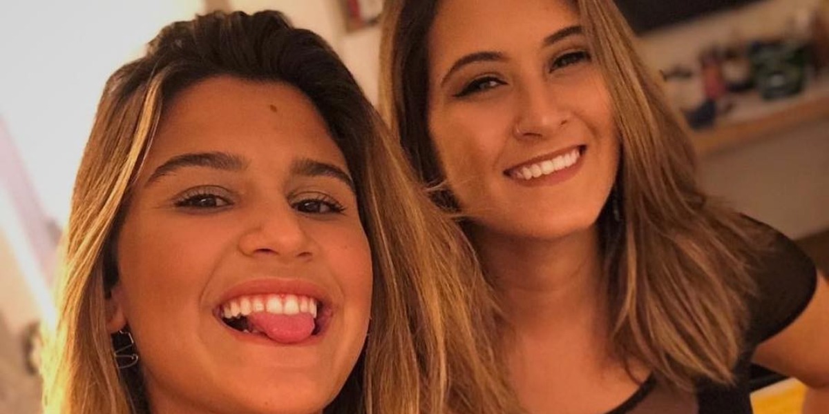 Giulia Costa é filha de Flávia Alessandra e Bia Bonemer é filha de Fátima e Bonner (Foto: Reprodução/Instagram)