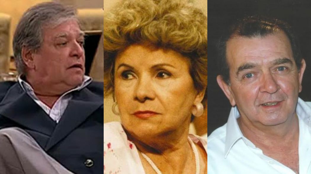 Carlos Eduardo Dolabella, Eloísa Mafalda e Umberto Magnani; atores de Por Amor (Reprodução/Divulgação/TV Globo)