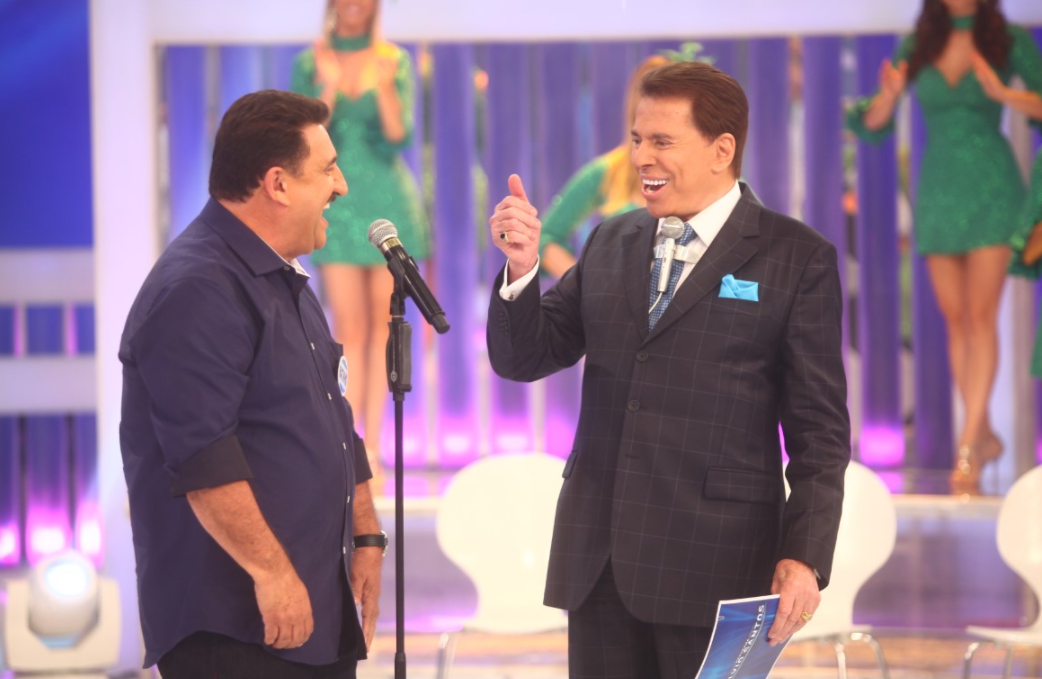 Ratinho e Silvio Santos (Foto: Divulgação)