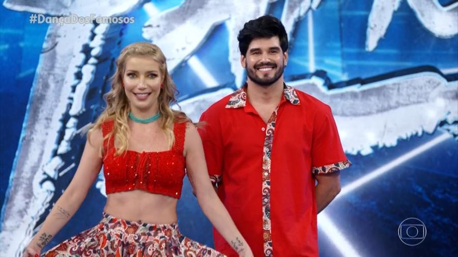 Participantes da Dança dos Famosos se apresentaram sem máscaras (Foto: Reprodução)