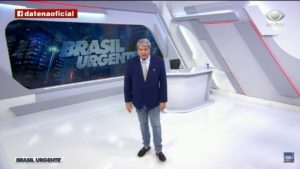 O apresentador Datena, que apresenta o Brasil Urgente na Band (Foto: Divulgação)