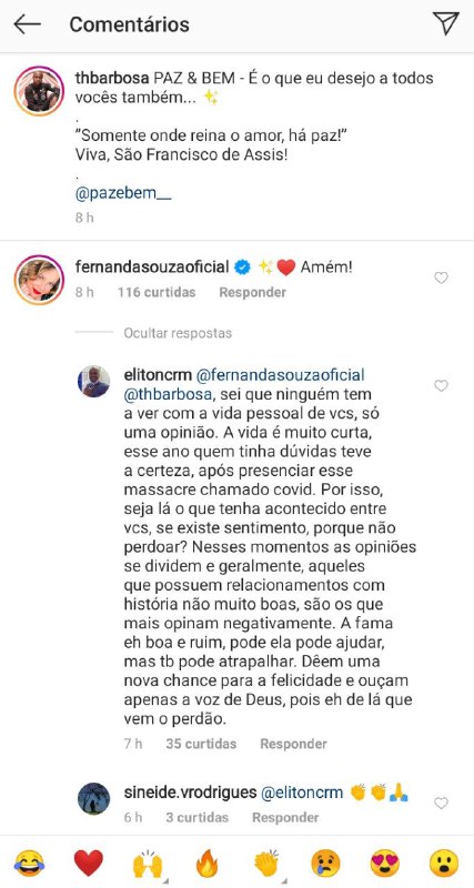 Fernanda Souza e Thiaguinho ganharam relato inédito de homem (Foto: Reprodução/ Instagram)