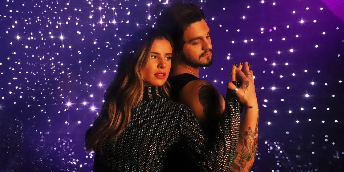 Giulia Be e Luan Santana no clipe de "Inesquecível" (Foto: Divulgação)