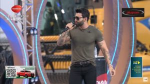 Gusttavo Lima estava abatido em live (Foto: Reprodução)