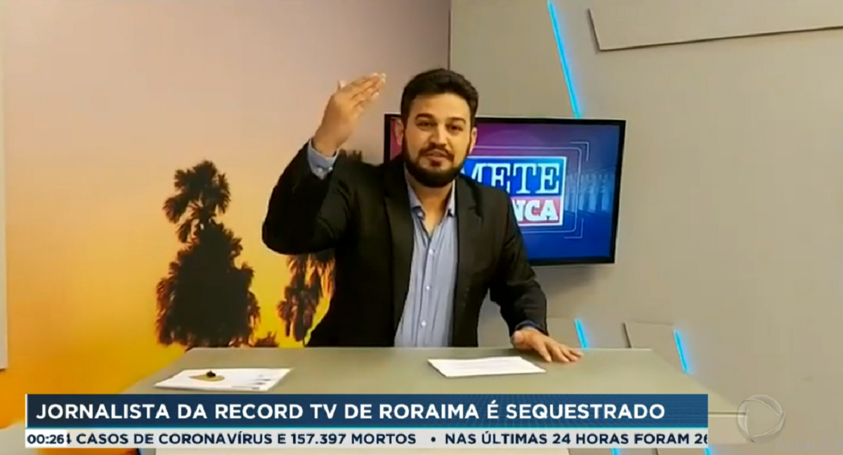 Jornalista da Record TV foi sequestrado (Foto: Reprodução)