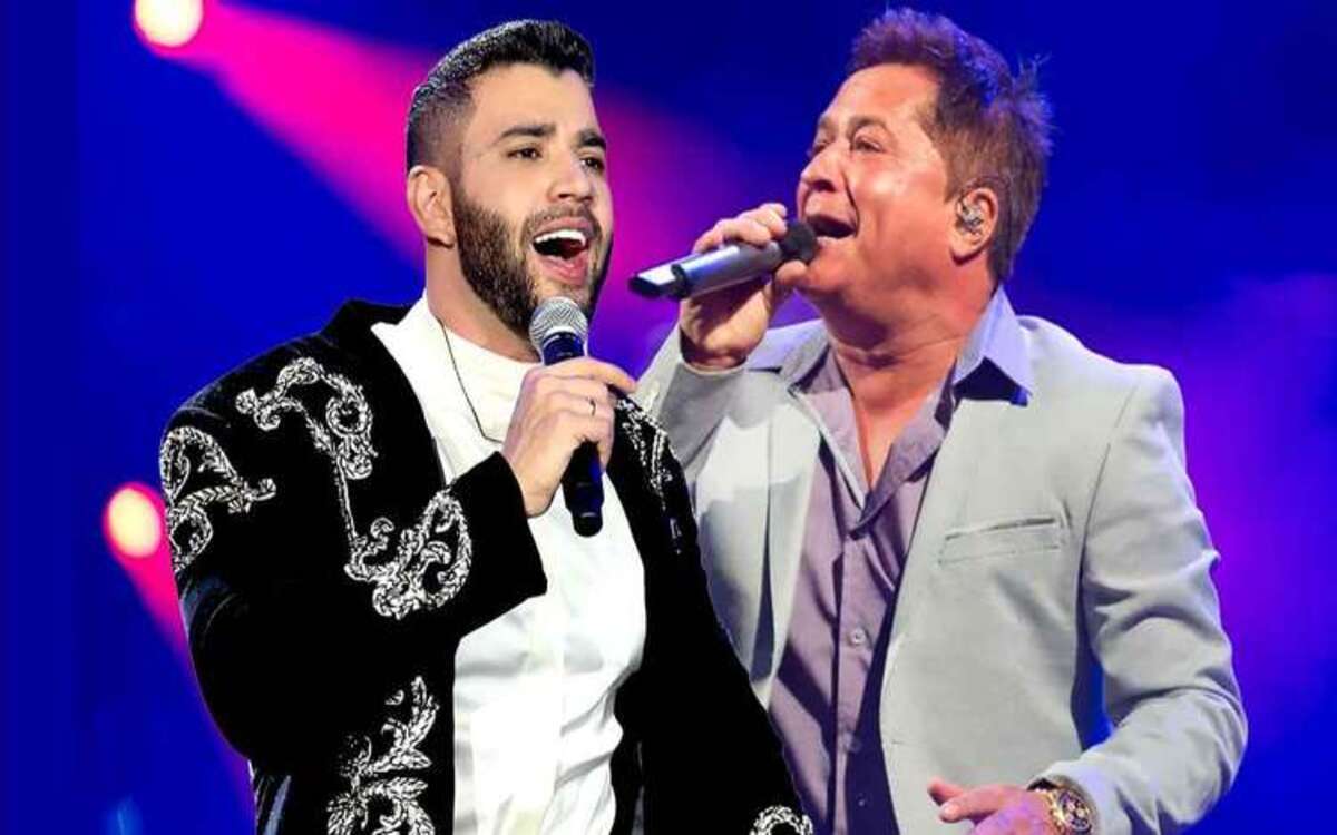 Gusttavo Lima e Leonardo (Foto: Divulgação)