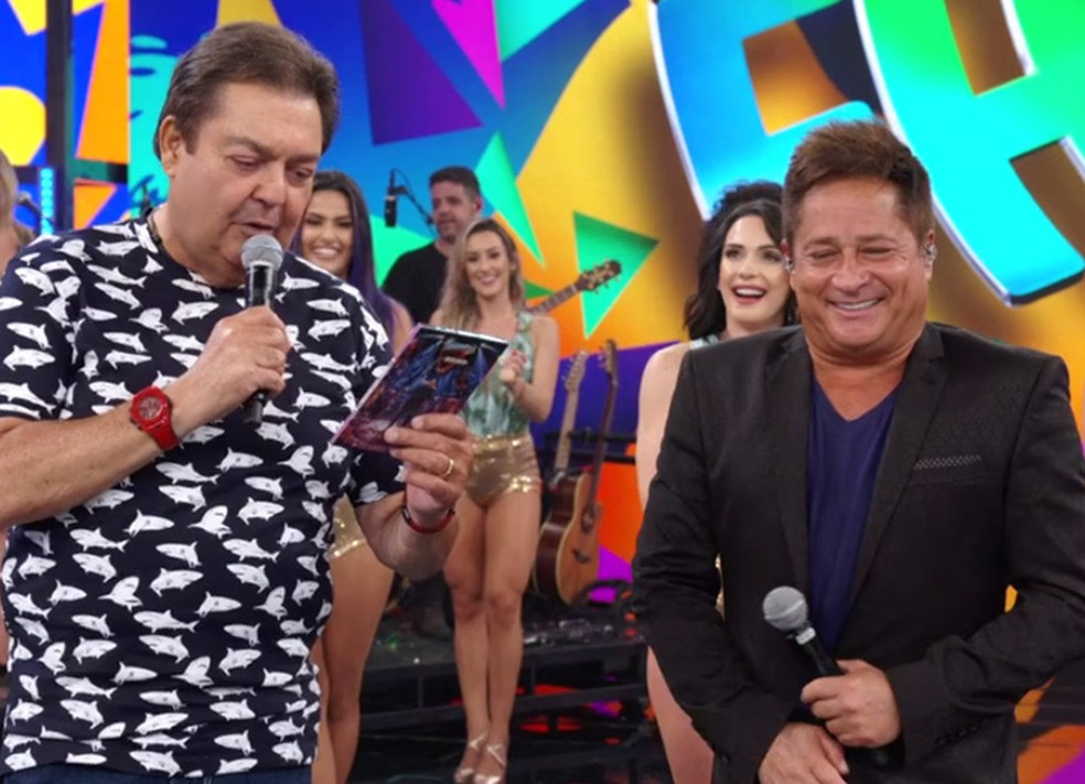 Datena revelou medo que Leonardo tem de Faustão (Foto: Reprodução)