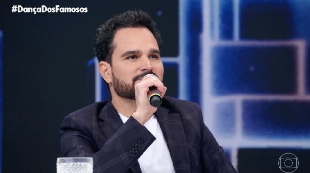 Luciano Camargo esteve no Faustão da Globo (Foto montagem) 