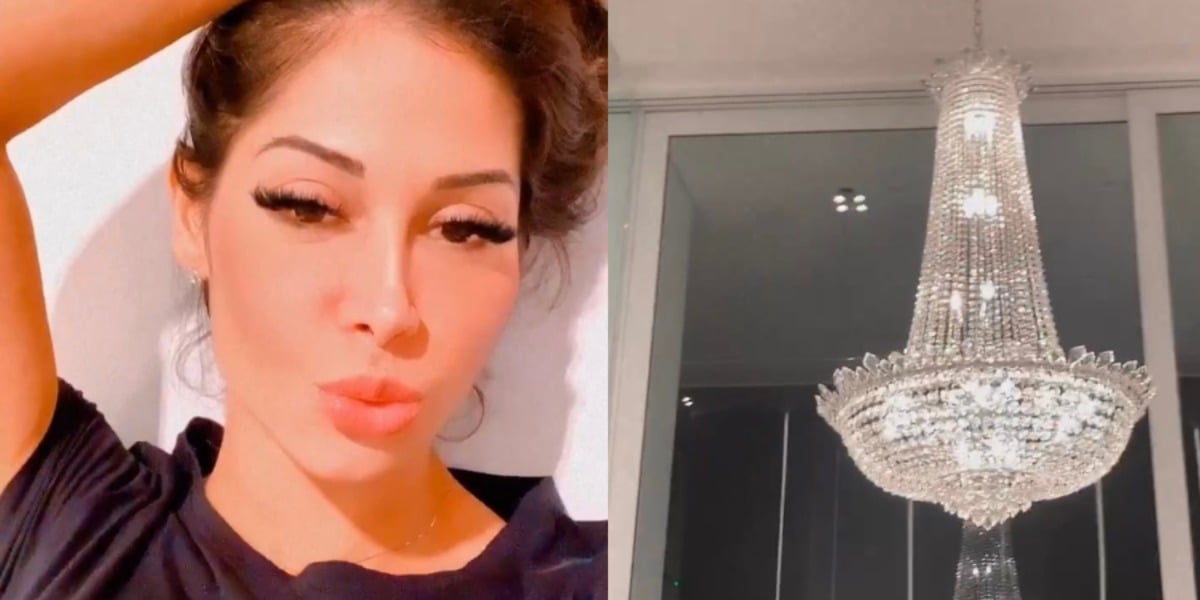 Mayra Cardi exibe lustre de R$ mil (Foto: Reprodução)