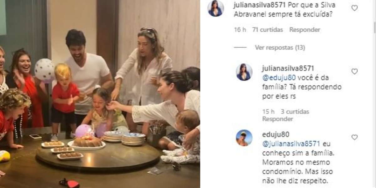 Internautas brigaram ao comentar sobre Silvia Abravanel (Foto: Reprodução/Instagram)