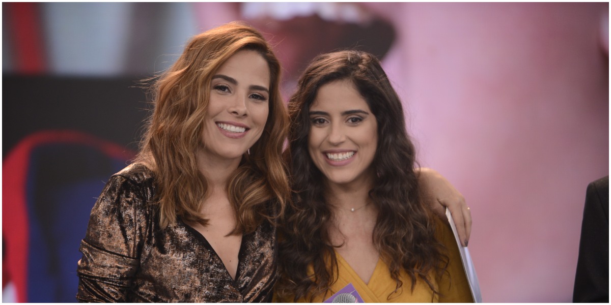 Wanessa e Camila, filhas de Zezé, se encontraram depois de meses longe (Foto: Reprodução)