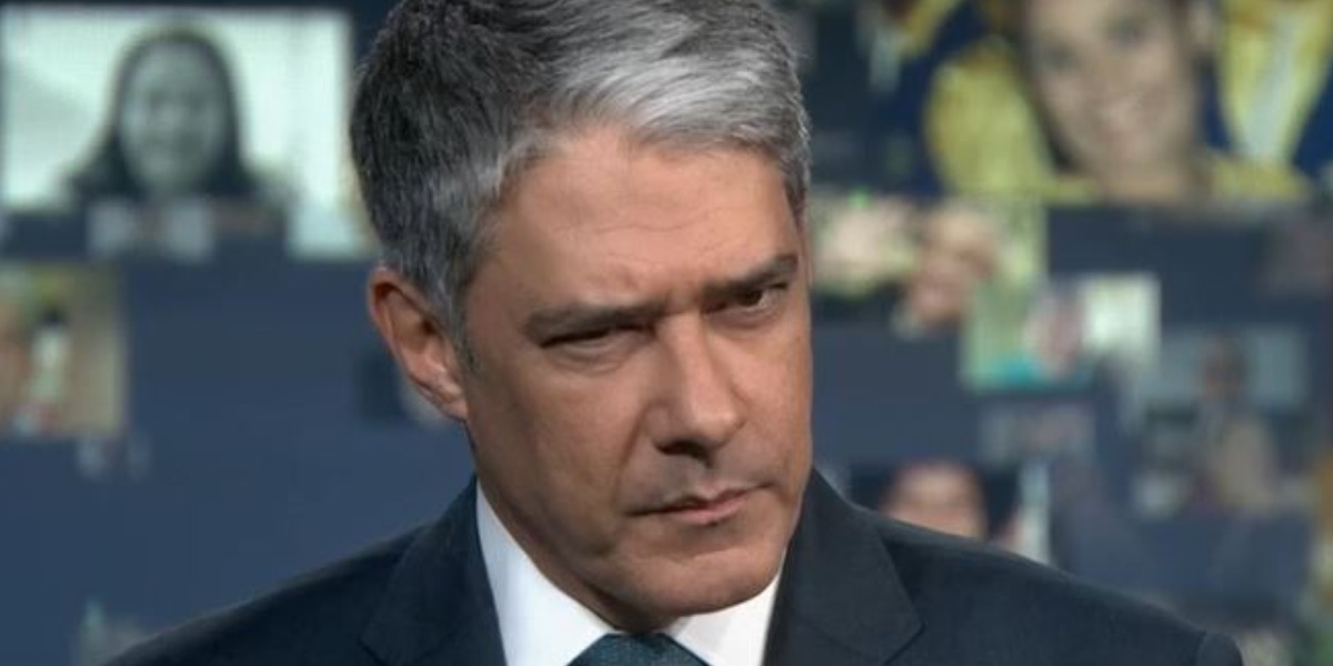 William Bonner se envolveu em polêmica no "Jornal Nacional" (Foto: Reprodução/TV Globo)