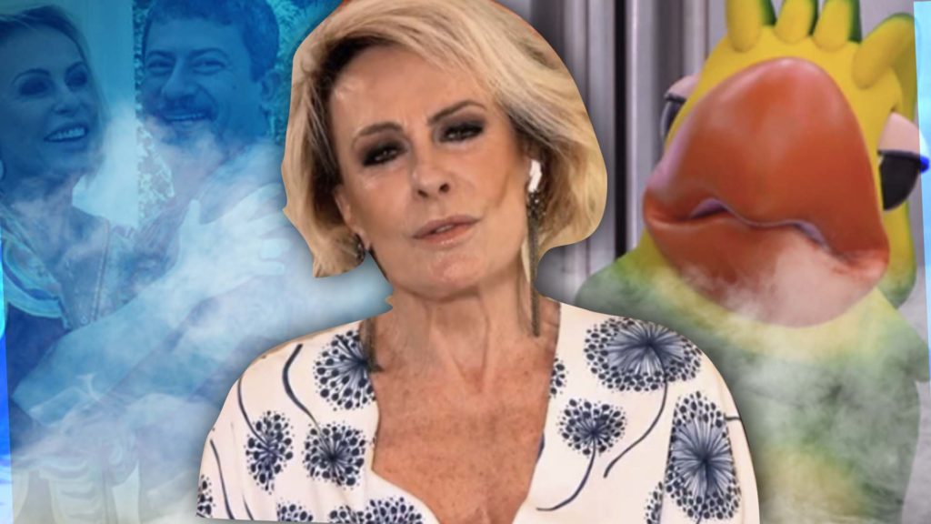 Ana Maria Braga segurou o boneco do Louro José ao vivo na Globo e contou sobre sonho (Foto reprodução)