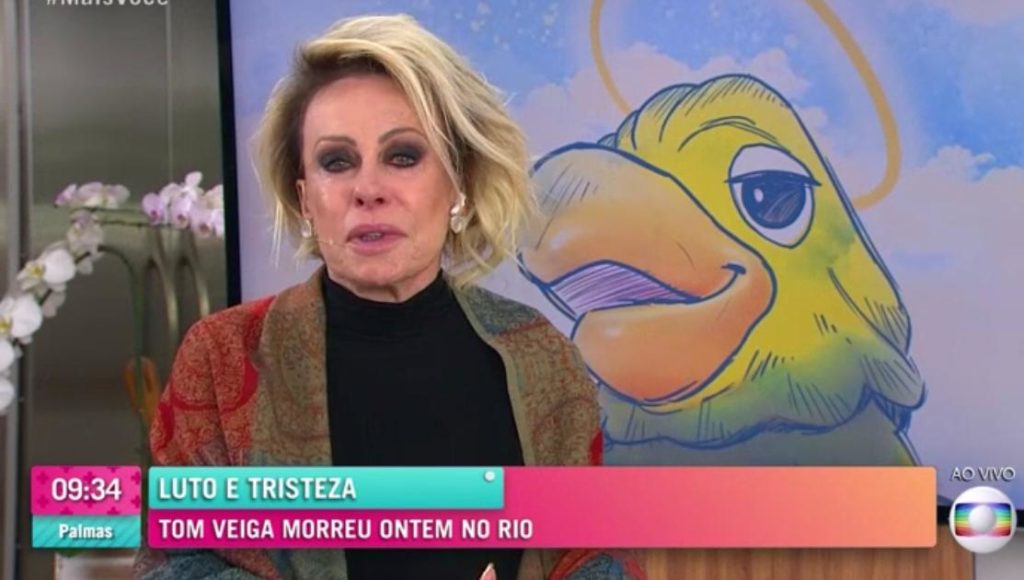 Ana Maria Braga chorou ao vivo ao falar sobre Tom Veiga, o Louro José no Mais Você (Foto: Divulgação)