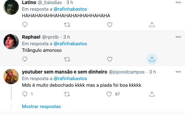 Internautas caem na risada (Reprodução: Twitter) 