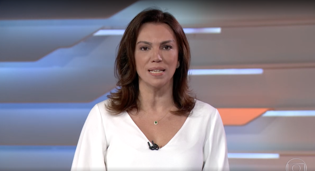 Ana Paula Araújo abriu o Bom Dia Brasil na Globo trazendo informações bombásticas aos Brasileiros (Foto reprodução) 