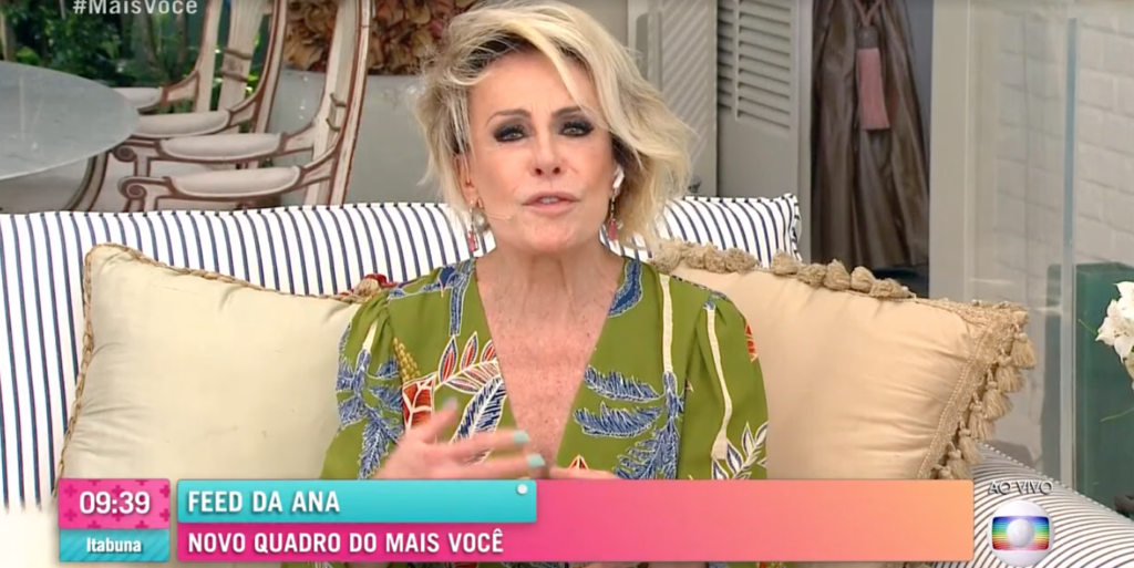 Ana Maria Braga, que comanda o Mais Você na Globo, anunciou a chegada de um novo componente (Foto reprodução) 