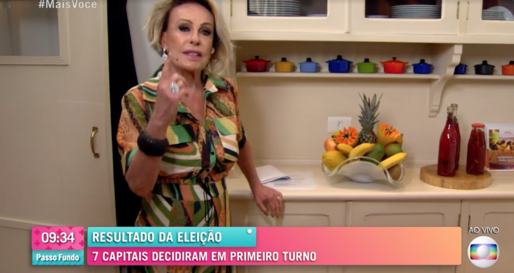 Ana Maria Braga abriu seu Mais Você de um jeito diferente (Foto reprodução)