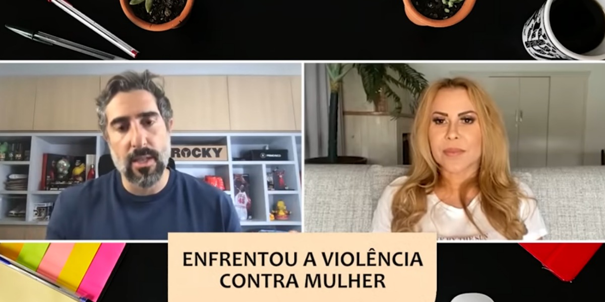 Joelma em entrevista para o canal de Marcos Mion (Foto: Reprodução/YouTuber)