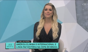 Renata Fan está de luto pelo Internacional (Foto: Reprodução)