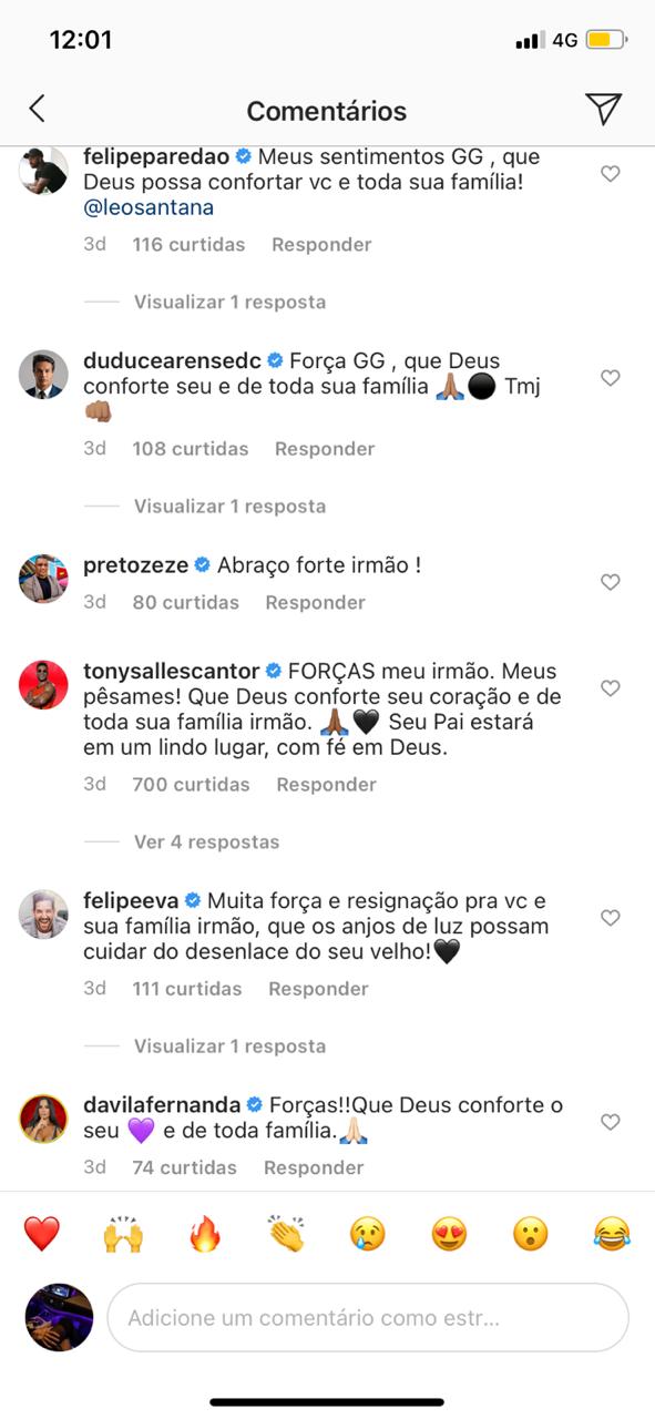 Léo Santana tem apoio dos fãs e amigos após morte do pai (Reprodução)