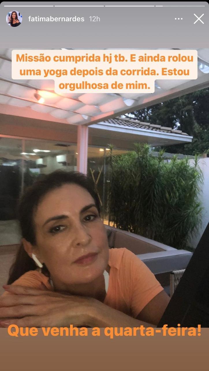 Apresentadora cuida da saúde após retornar de suas férias do programa "Encontro", da TV Globo (Reprodução: Instagram) 