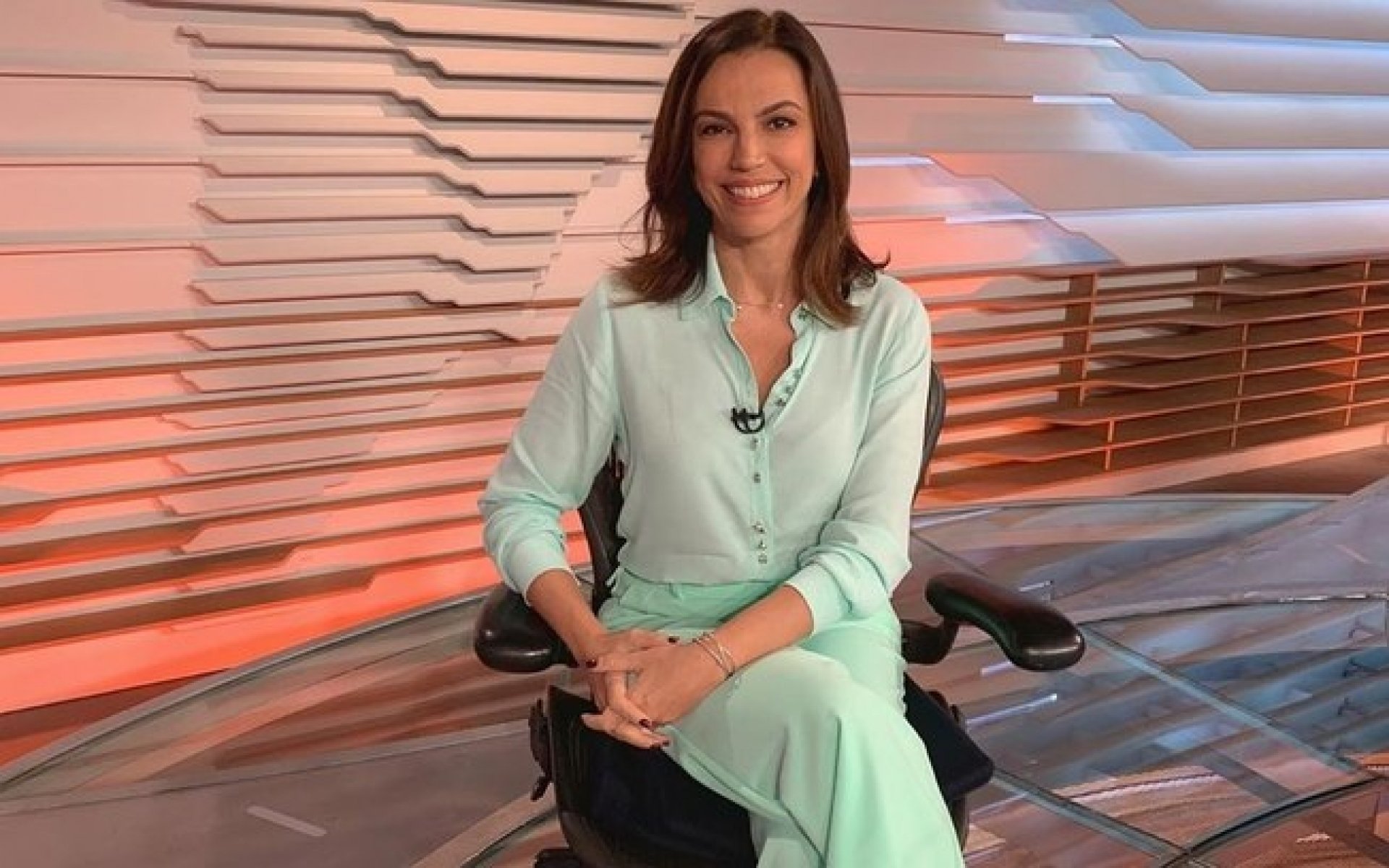 Ana Paula Araújo apresenta o Bom Dia Brasil (Foto: Divulgação)