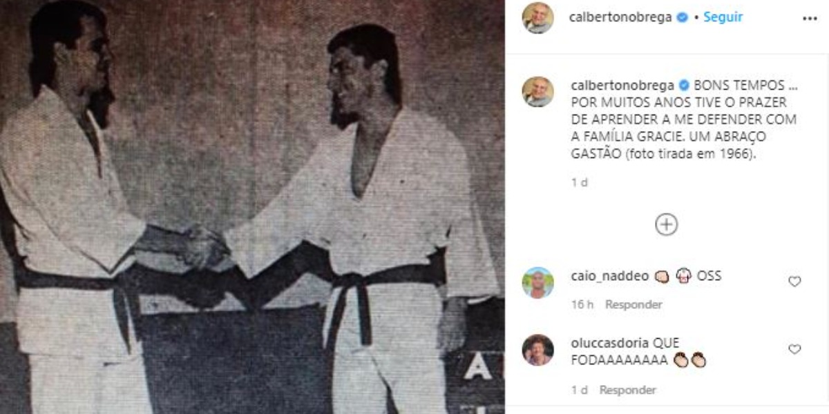 Carlos Alberto de Nóbrega fez postagem do passado (Foto: Reprodução/Instagram)