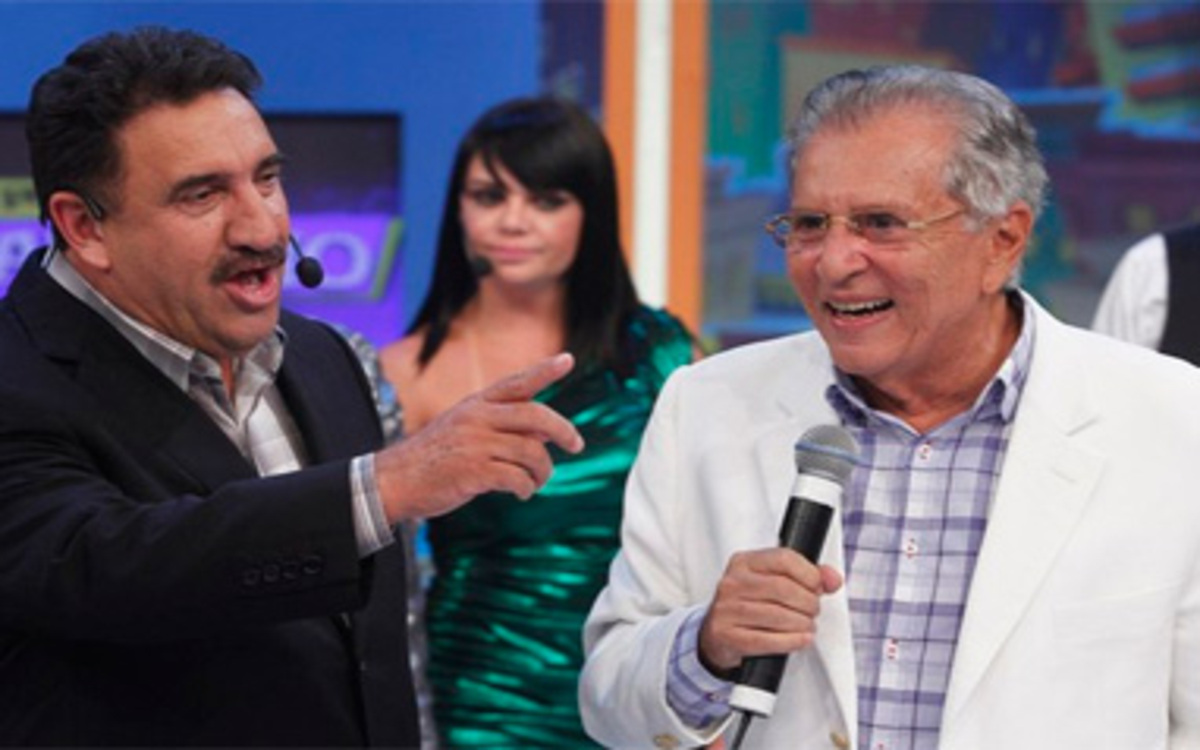 Ratinho e Carlos Alberto de Nóbrega (Foto: Divulgação)