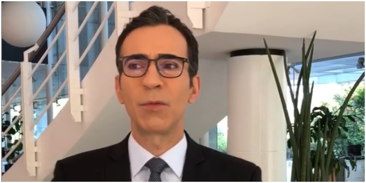 César Tralli expõe bastidores na Globo e fãs se espantam (Foto: Reprodução)