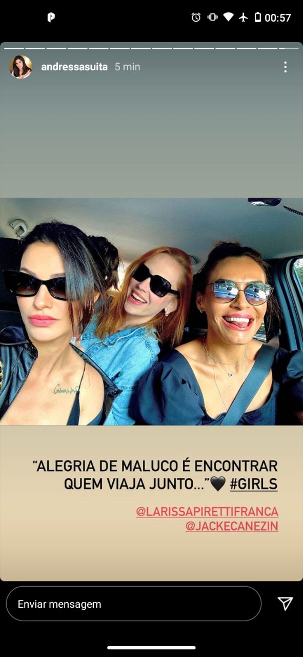 Andressa suita saiu para se divertir com um grupo de amigas (Foto: Reprodução/ Instagram)