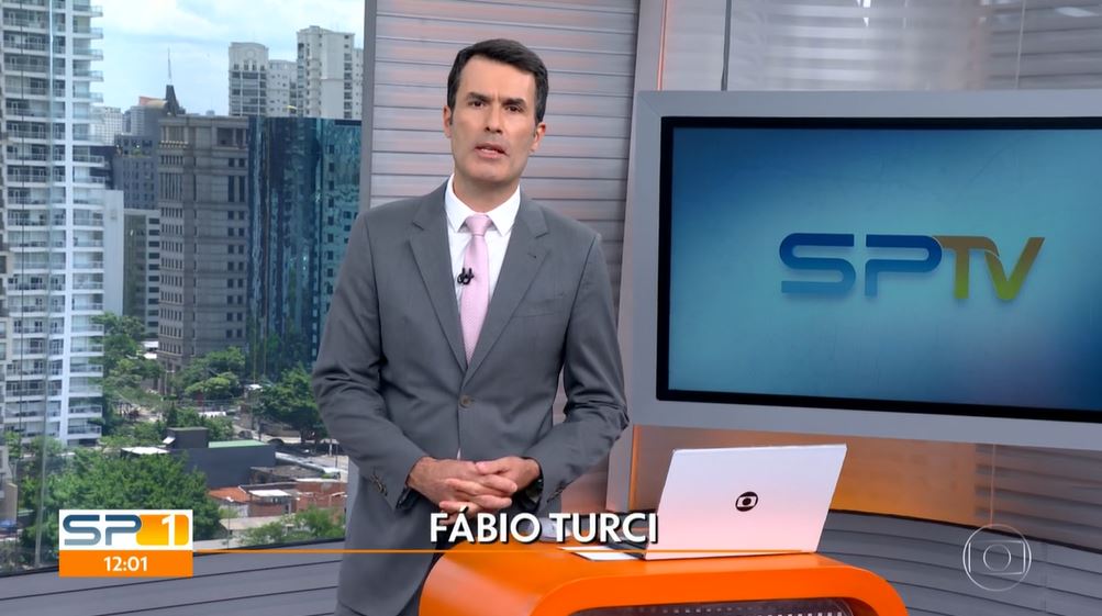 Fábio Turci apresentou o "SP1" nesta segunda-feira (Foto: Reprodução/TV Globo)