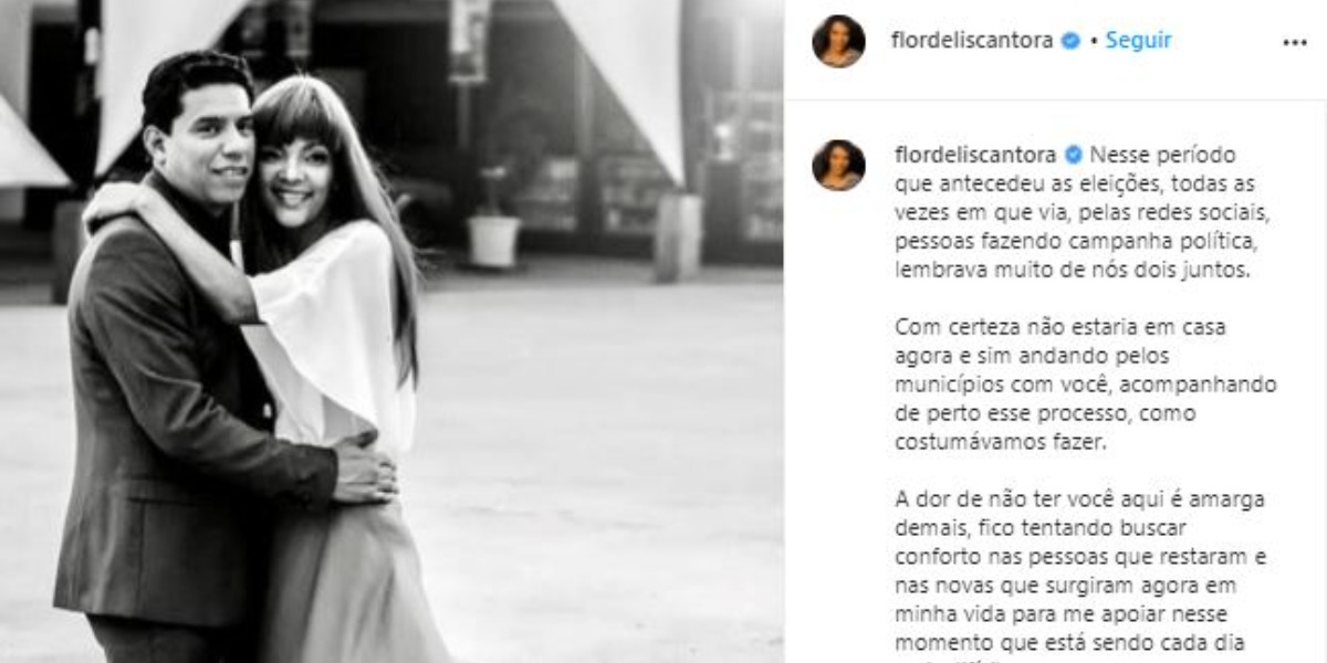 Homenagem de Flordelis ao ex-marido (Foto: Reprodução/Instagram)