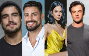 Caio Castro, Cauã Reymond, Bruna Marquezine e Sergio Guizé (Foto: Divulgação)