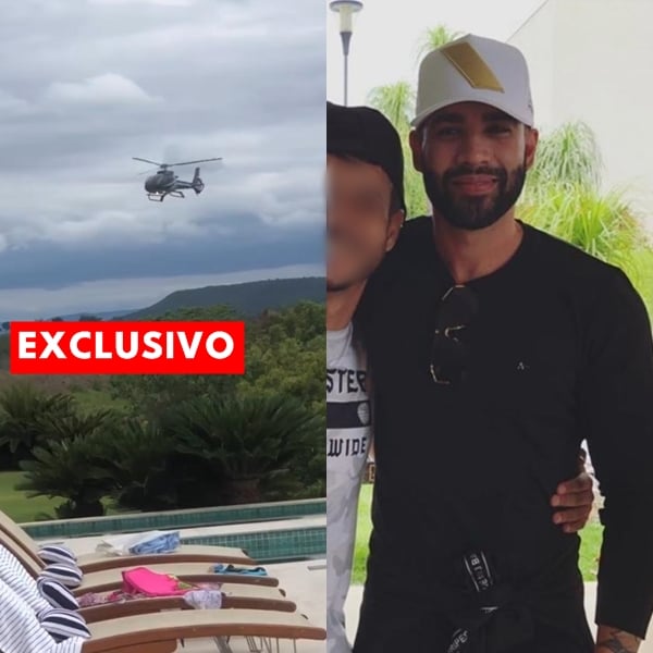 Gusttavo Lima posou com fã em Minas Gerais (Foto: Reprodução)