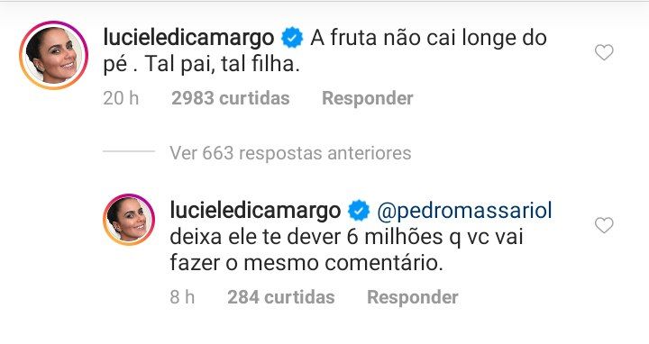 Luciele Di Camargo falou de Denílson e Belo (Foto: Reprodução)