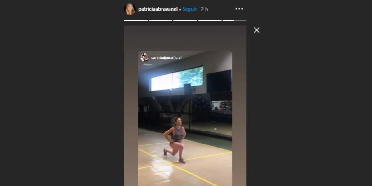 Patrícia Abravanel foi flagrada por personal trainer realizando atividade (Foto: Reprodução/Instagram)