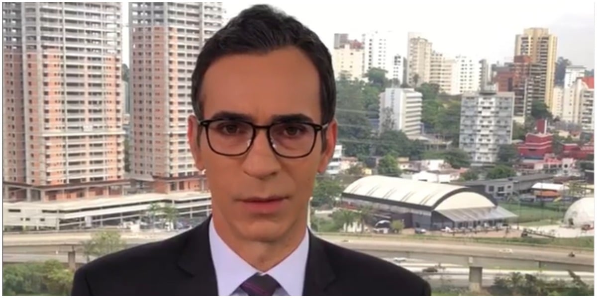 César Tralli tem um dos salários mais altos do jornalismo da Globo (Foto: Reprodução)