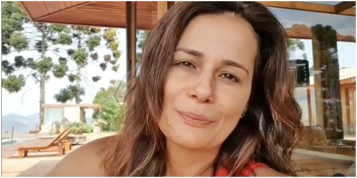 Adriana Araújo usou as redes sociais para expor seu amado em um registro raro (Foto: Reprodução)