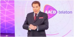 Silvio Santos não esteve presente no palco do 