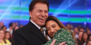 Silvio Santos e Patrícia Abravanel (Foto: Divulgação/SBT)