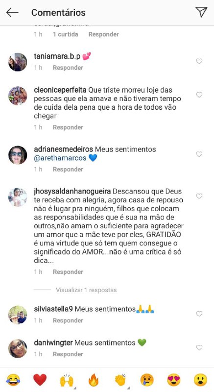 Além de mensagens carinhosas, eles também foram atacados com comentários maldosos (Foto: Reprodução)