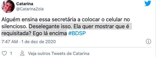 Internautas falam de celular tocando no "Bom Dia Sp"