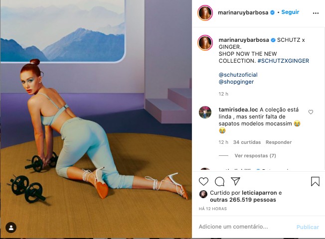 Marina Ruy Barbosa surge nas redes sociais (Reprodução) 