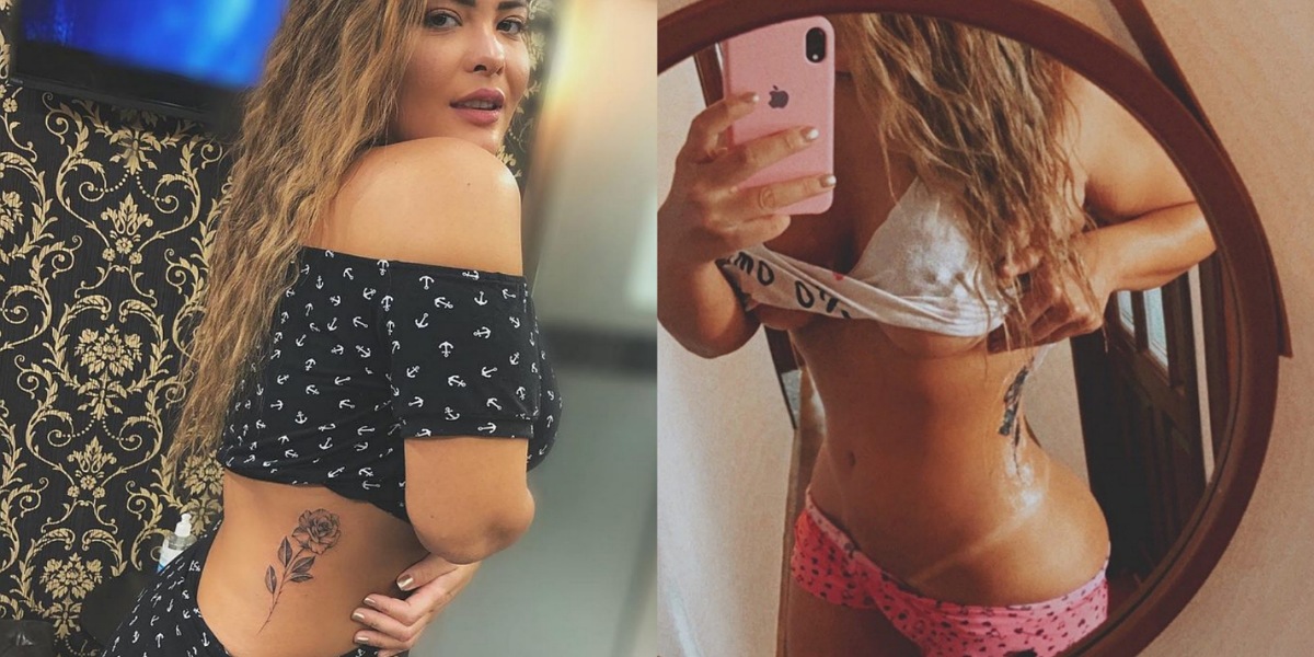 Geisy Arruda mostra nova tatuagem e web vai a loucura (Foto: Reprodução/Instagram)